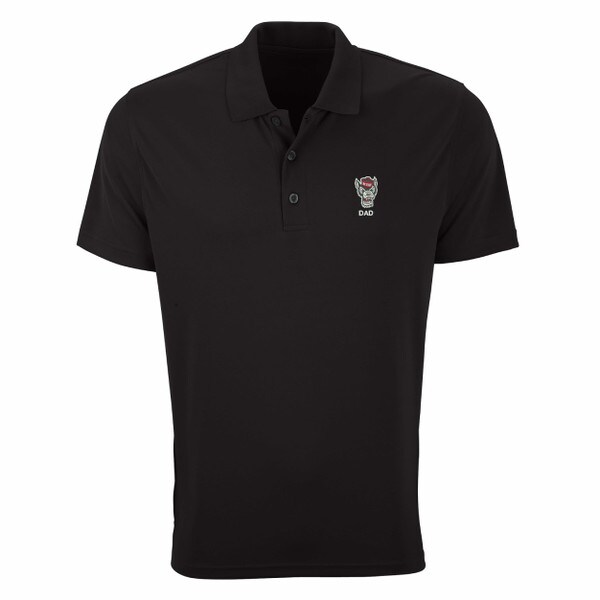 Black Omega Polo - Wolfhead Logo /